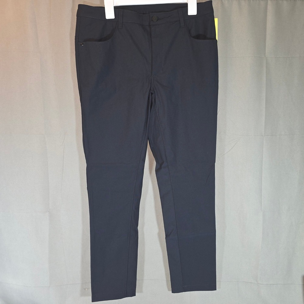 All in Motion Mens Golf Pants Black Stretch Performance Trousers 34x30